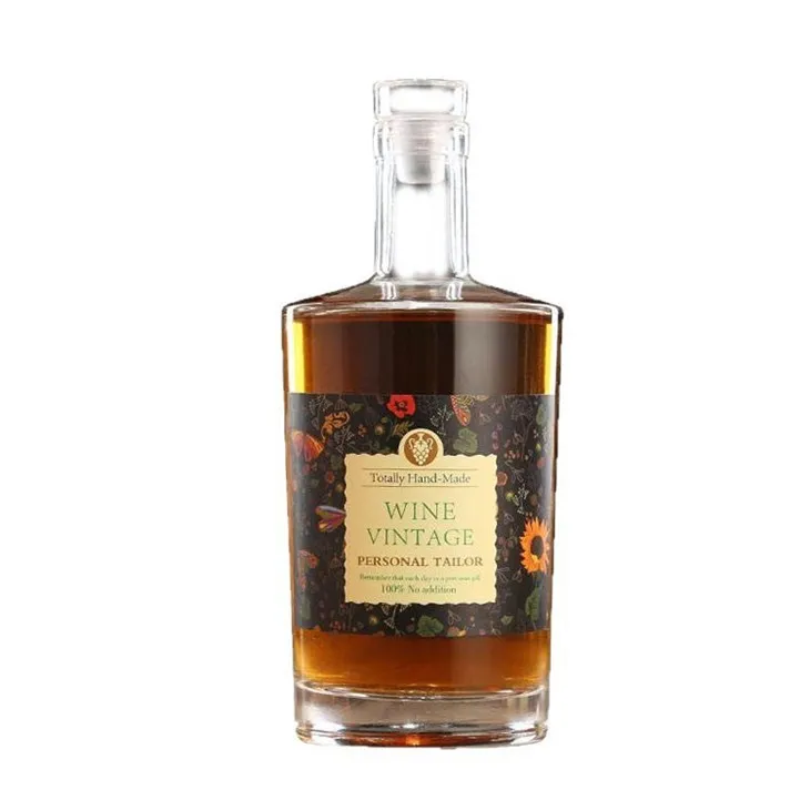 Fľaše na ovocné víno s priamym predajom z výroby: 100 ml, 200 ml, 375 ml, 500 ml, 700 ml, 750 ml sklenené fľaše na víno