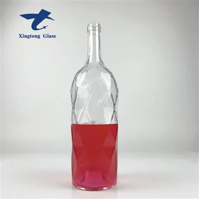 1500 ml sklenené fľaše